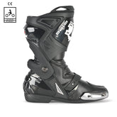 BELA RACE PRO ( R-6) Moto Couro Botas Preto- Imagem do lado direito de Boots